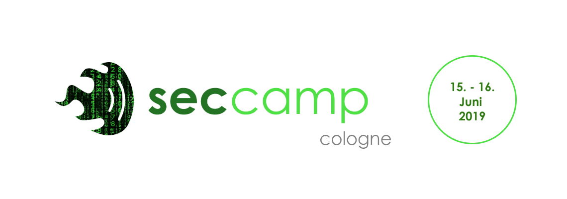 Logo SecCamp Cologne 2019 - das Barcamp rund um Information Security