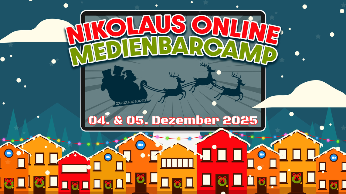 Logo 2025er Nikolaus Online Medienbarcamp