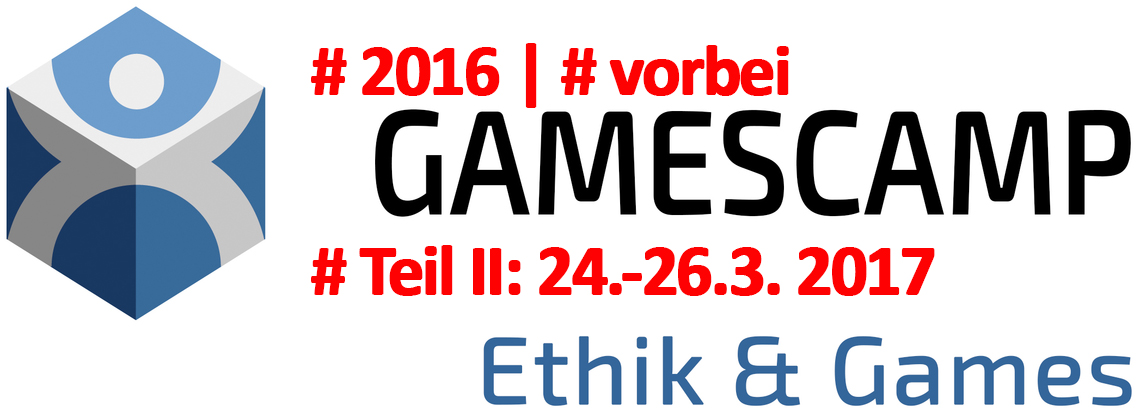 Logo VORBEI - Gamescamp 1: Ethik & Games 2016