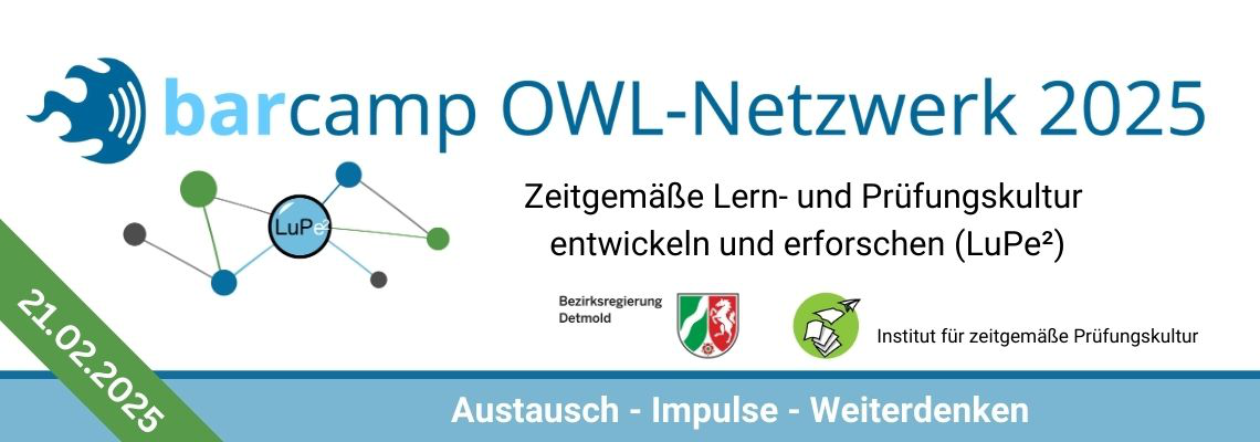 Logo Barcamp OWL-Netzwerk LuPe² 2025