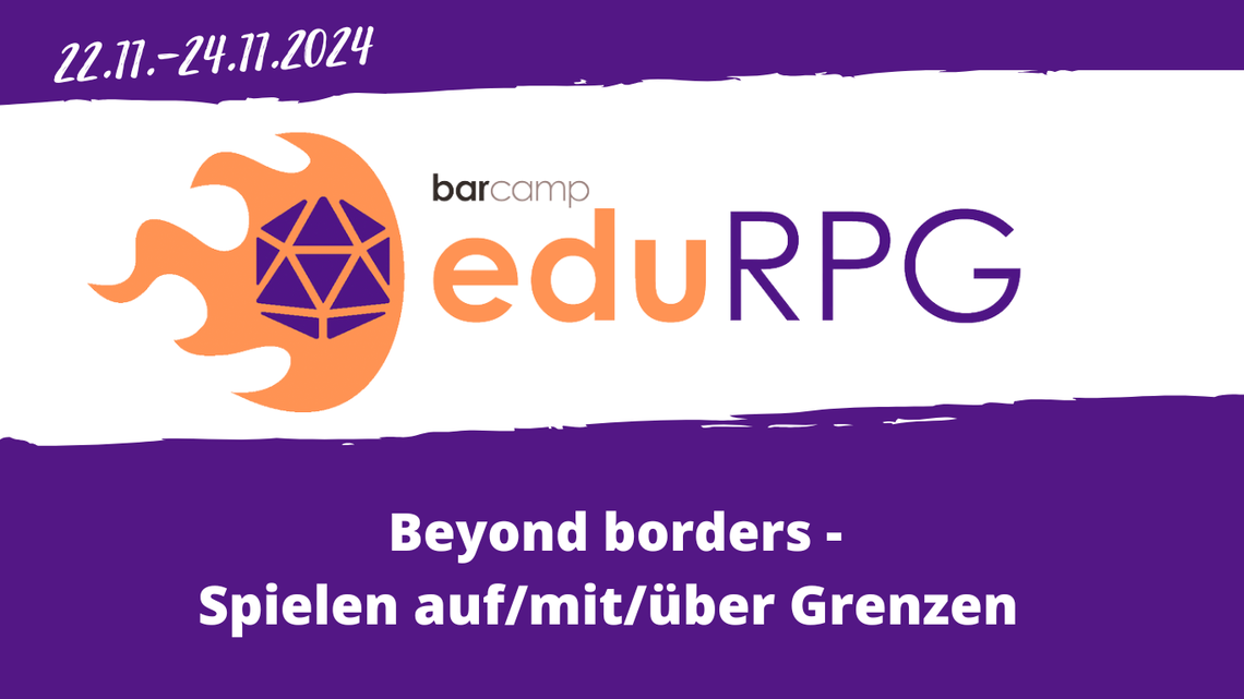 Logo eduRPG 2024 - Online-Pen&Paper in der politischen Bildung