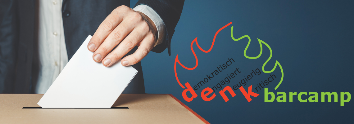 Logo denk_bar_camp - Gemeinsam für Demokratie und Menschenrechte