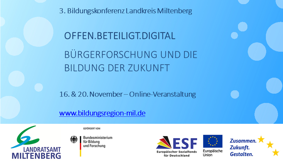 Logo offen.beteiligt.digital - Bürgerforschung und die Bildung der Zukunft