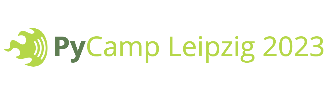 Logo Python BarCamp der Leipzig Python User Group 2023