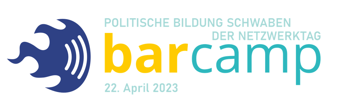 Logo Barcamp Politische Bildung Schwaben - der Netzwerktag 2023