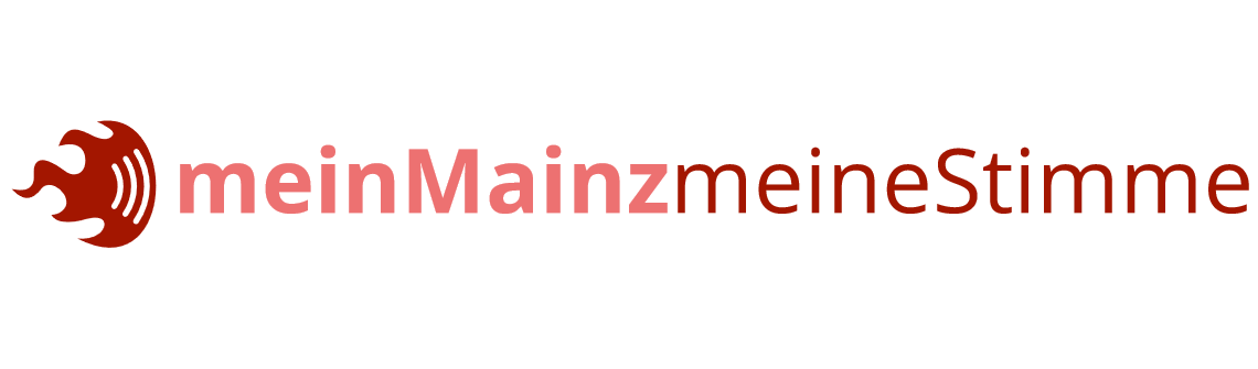 Logo Mein Mainz, meine Stimme! - JugendBarcamp 2022