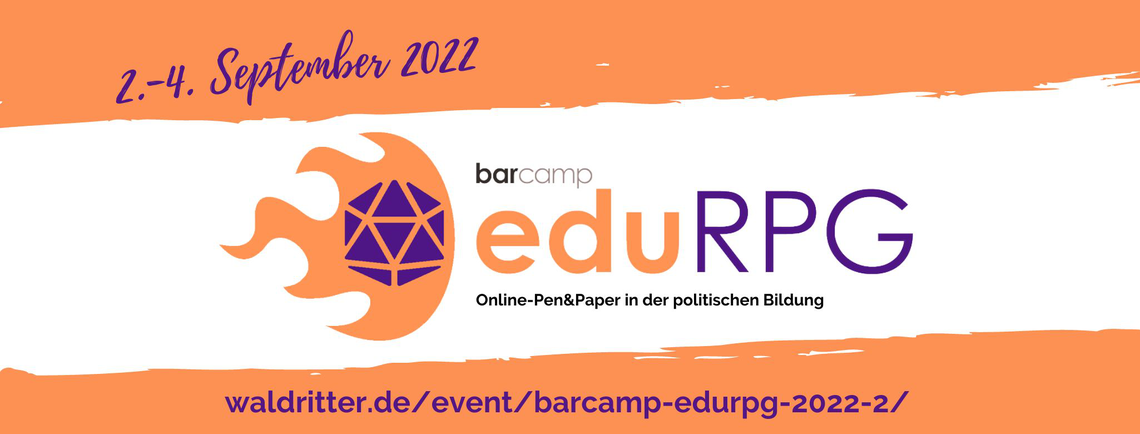 Logo eduRPG 2022 - Online-Pen&Paper in der politischen Bildung