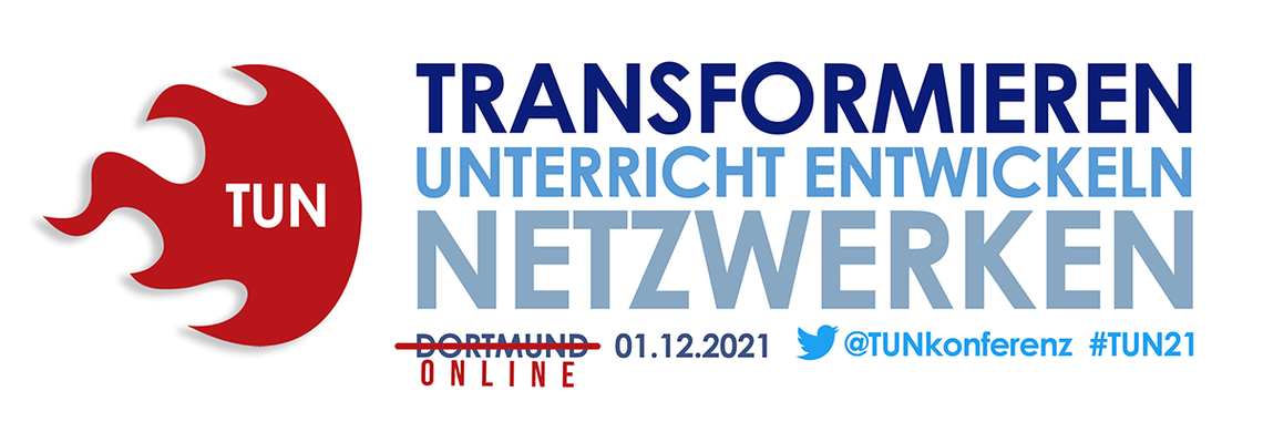 Logo #TUN: TRANSFORMIEREN - UNTERRICHT ENTWICKELN - NETZWERKEN