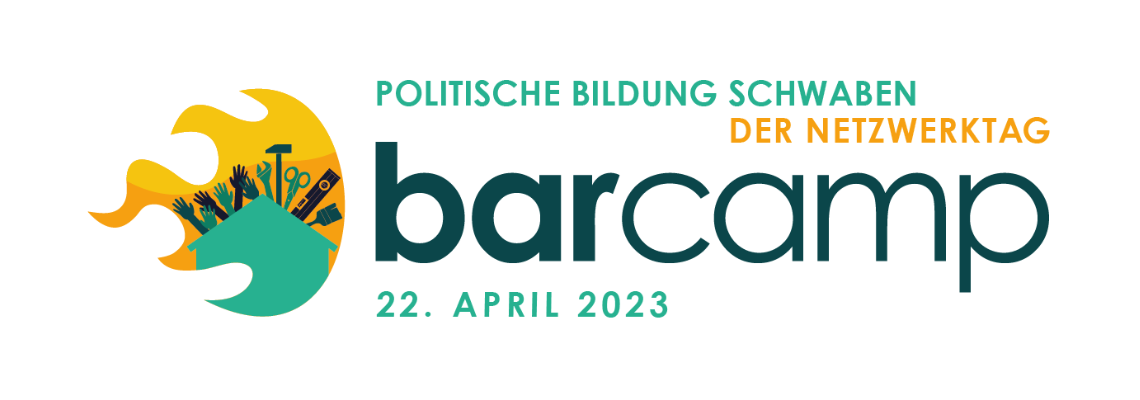 Logo Barcamp Politische Bildung Schwaben - der Netzwerktag 2023