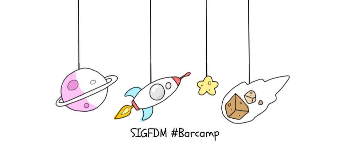 Logo SIGFDM #Barcamp