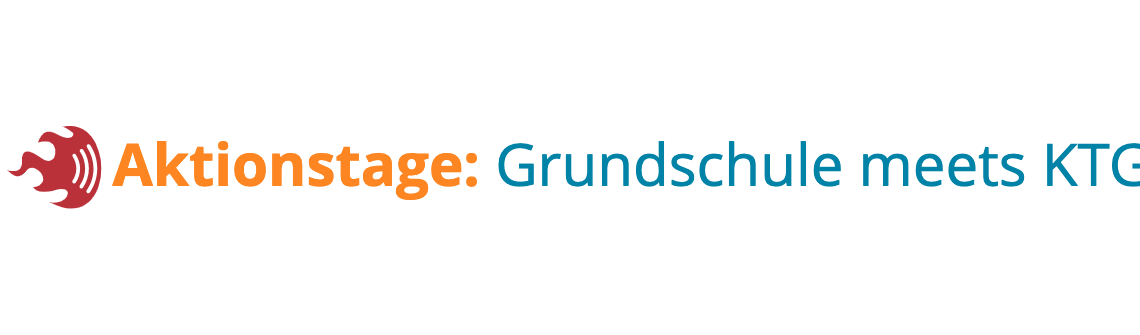 Logo Aktionstage 2025: Grundschule meets KTG 